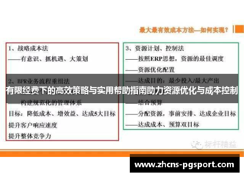 有限经费下的高效策略与实用帮助指南助力资源优化与成本控制